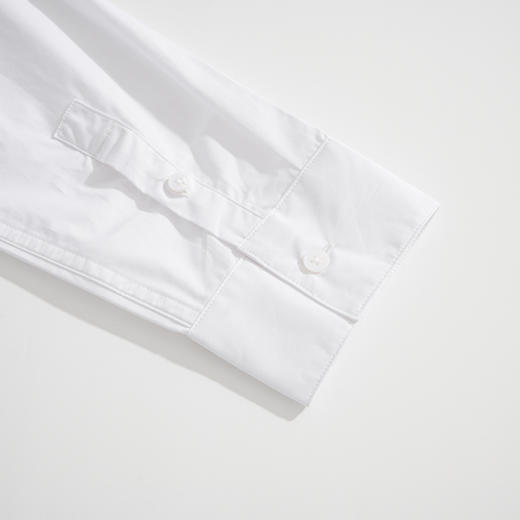 男款纯棉府绸刺绣长袖衬衫ba010 商品图2