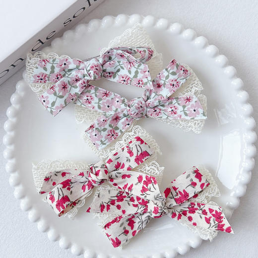 法式蕾丝碎花边夹发夹-纪念日百货门店同款169256706 商品图4