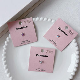 简约多彩星医用钛钢耳饰-纪念日百货门店同款162895556