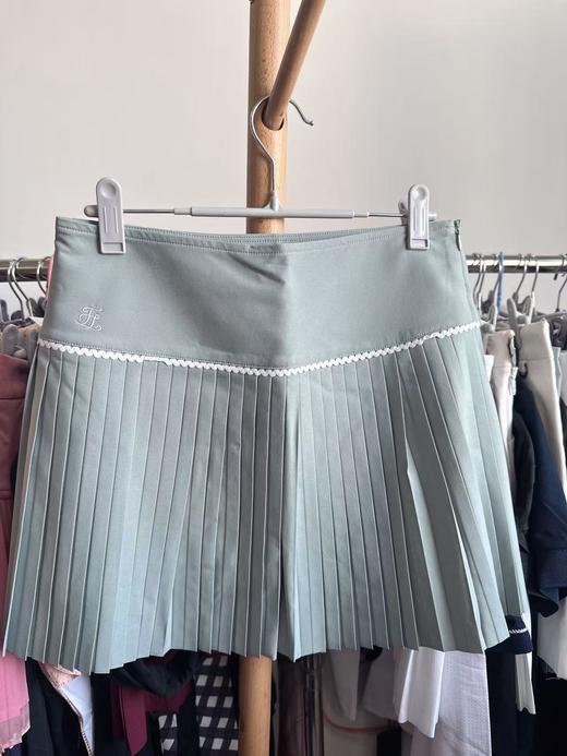 烟绿色百褶裙来啦，夏天超美配色W821716-37 商品图1