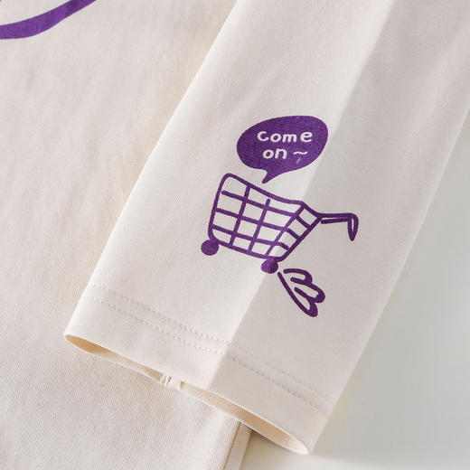 【10A抗菌】棉花堂凉感户外透气蔬菜童装小奶皮弹性长袖T恤-FD61029 商品图9