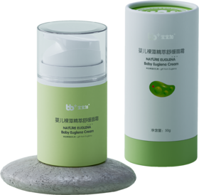 宝宝加 裸藻精萃舒缓面霜50g