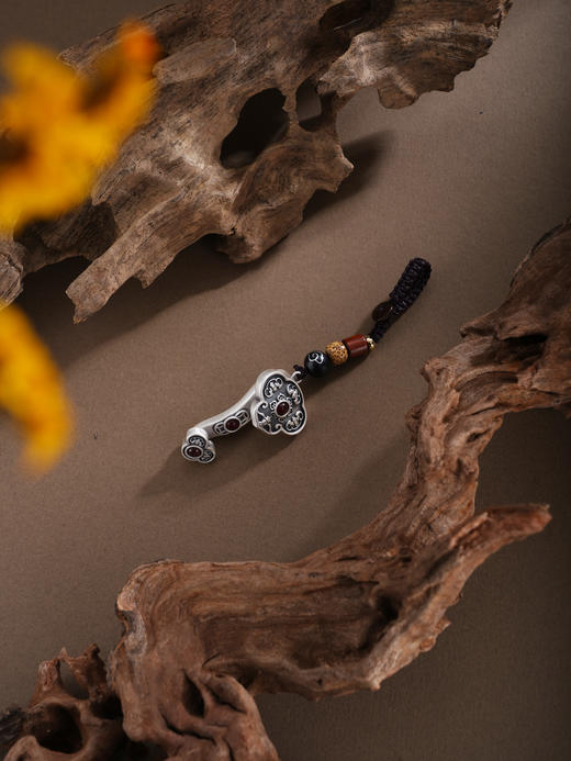 子佩集【岁月如意】银S999钥匙扣【BX0200067】小摆件如意2602 商品图3