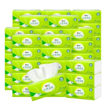 心相印抽纸 纸巾  云感柔肤真S码3层90抽*60包 纸巾卫生纸 抽纸整箱 /家庭清洁/纸品 /清洁纸品 /抽纸 商品图3