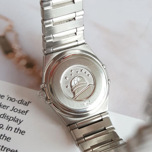 【95新】OMEGA 欧米茄1460.75.00石英机芯22MM（女款）星座系列精钢；镶嵌钻石表圈010226NJS02 商品图6