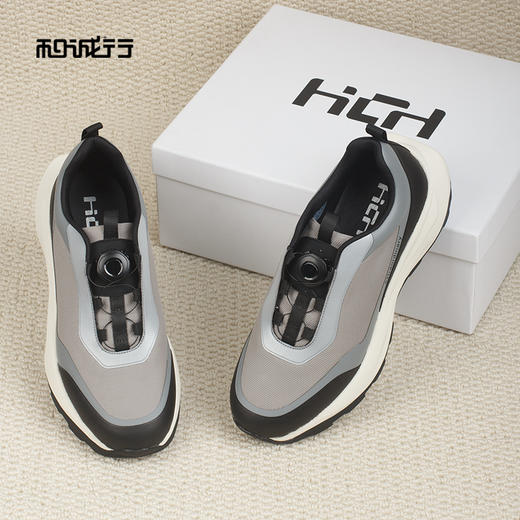 和诚行2026春季新款男式厚底增高轻便户外运动休闲鞋0440184 商品图0