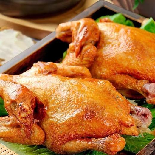 【果木熏烤❗️肉多味美】烧鸡扒鸡熏烤鸡熏鸡整鸡古法烧鸡手撕鸡下酒菜山东特产。jd 商品图1