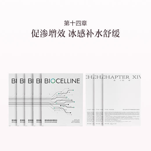 品牌直发 第十四章 拜思丽微电场美容增效仪2代 5组+依克多因平衡凝润冰晶膜 5片/盒x3 商品图0