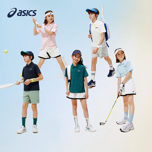 ASICS/亚瑟士儿童26年夏季吸湿速干POLO领舒适运动弹力针织短袖 商品图4