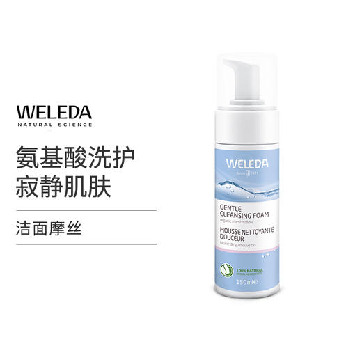 【宁波】WELEDA维蕾德 轻松卸妆不紧绷 植物洁面摩丝 150ml 商品图1