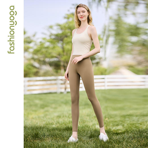 F12225凡圣瑜伽Q弹透气无缝一体织运动背心 商品图5