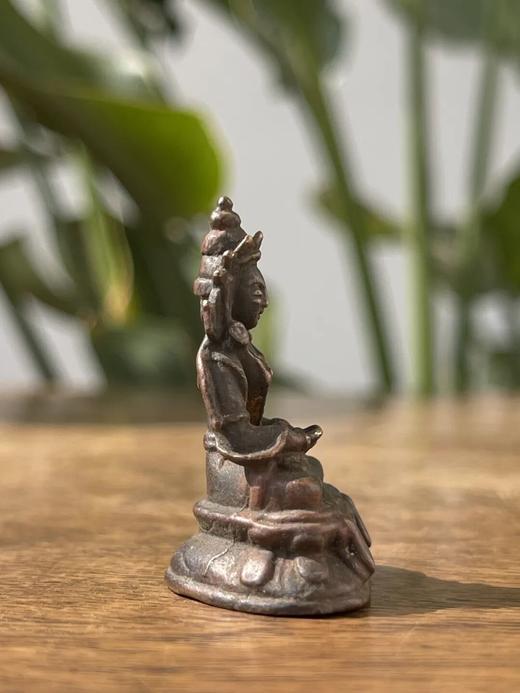 青铜菩萨坐像袖珍随身佛，顺丰包邮 商品图4