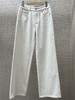 进口米白牛仔裤 商品缩略图0