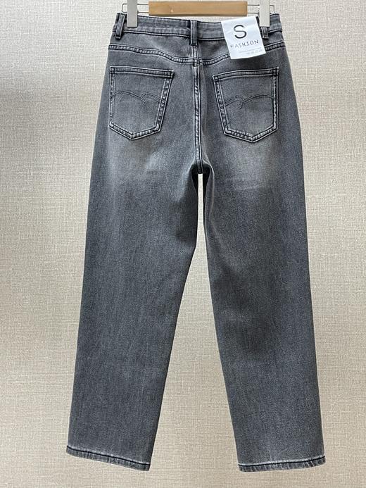 灰色小脚牛仔裤 商品图4