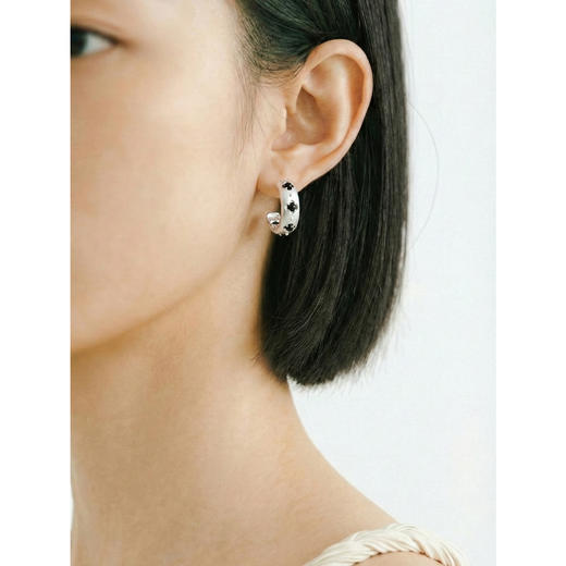 含晖·玲珑系列-镂空宝石耳环 商品图11