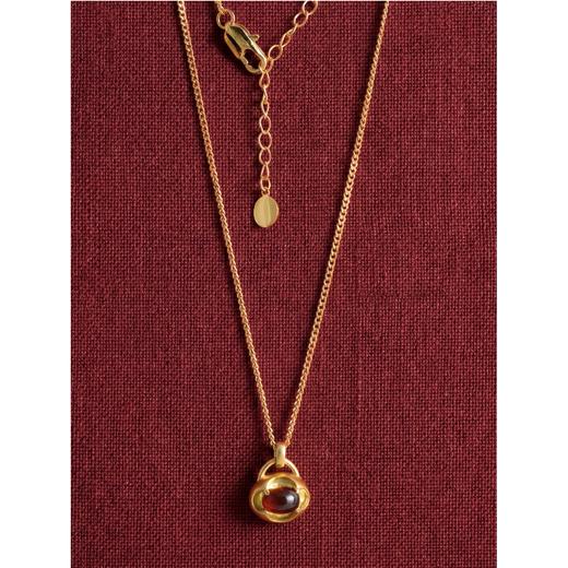 含晖·玲珑系列-镂空宝石项链 商品图5