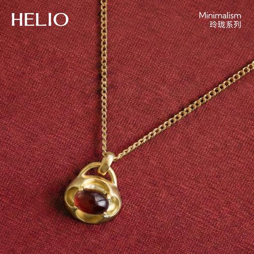 含晖·玲珑系列-镂空宝石项链 商品图0