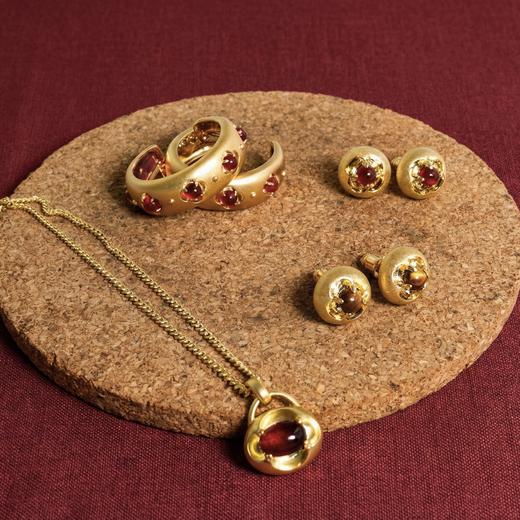 含晖·玲珑系列-镂空宝石项链 商品图10