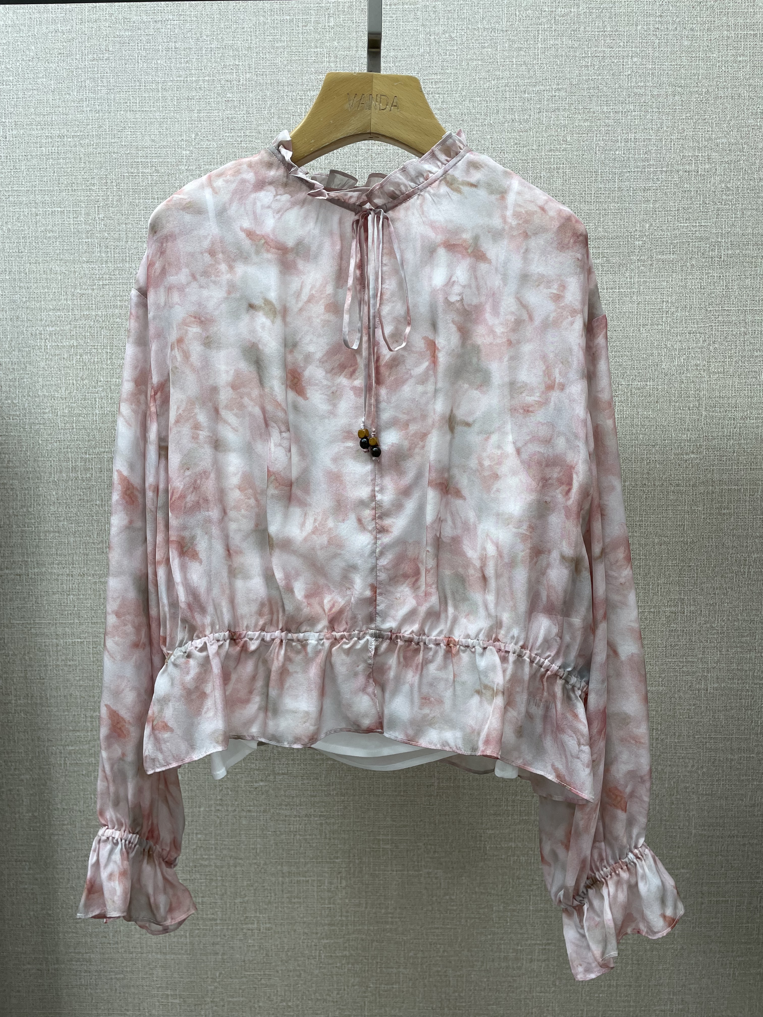 印花桑蚕丝衬衣