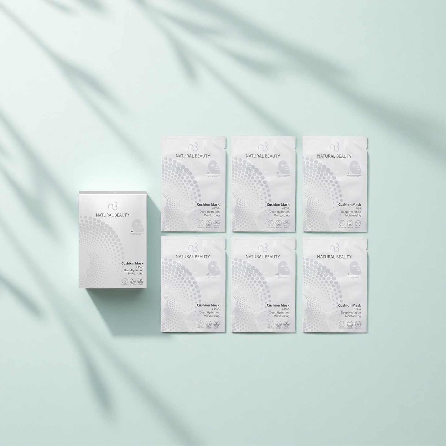 自然美 r-PGA 超效保湿爆水气垫面膜(有效日期:3/15/2026)