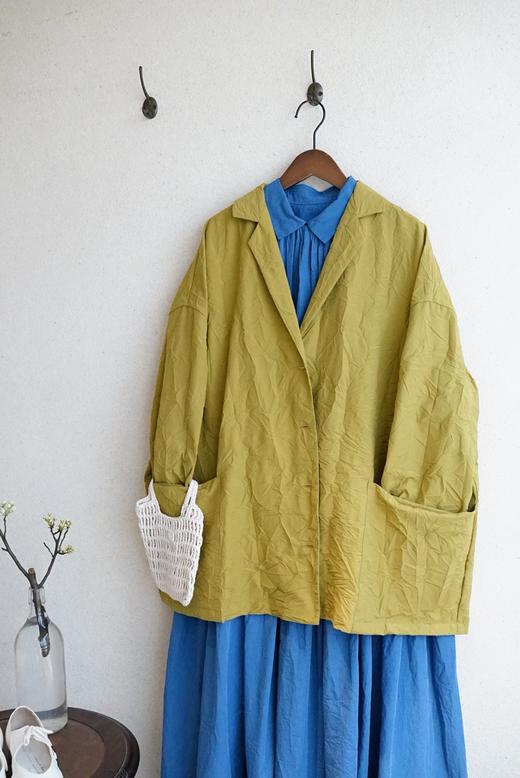 apuntob 橄榄绿廓形夹克外套 商品图1