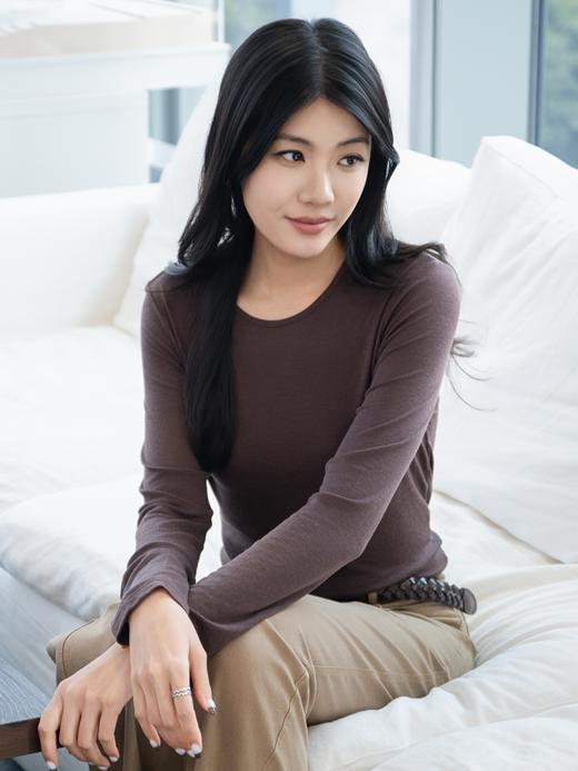 轻柔舒适裸感 天丝羊毛T恤FCG1TEE076 商品图9