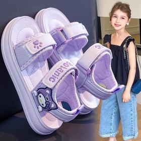 【舒适鞋面❗亲肤设计】儿童露趾沙滩鞋夏新款中大童男女童凉鞋可爱小猫魔术贴童鞋。rg