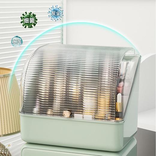 化妆品收纳盒桌面置物架箱抽屉式整理梳妆台防尘口红护肤储物盒子 商品图3