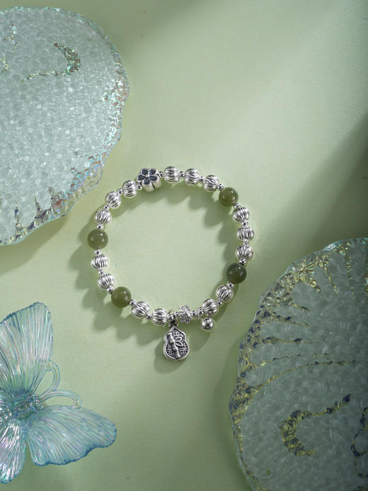 子佩集【福禄芳华】银S925手串手链【TSB0001-57】青玉葫芦手链2602 商品图6