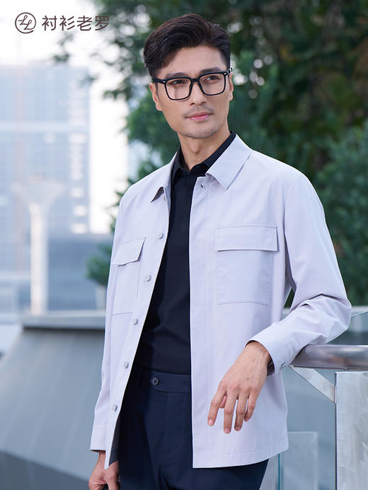 【星耀09】2026年春季商务休闲翻领夹克外套261X7J539N【5星推荐】[门店专款] 商品图3