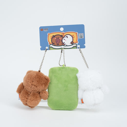 巴熊与白熊熬夜款钥匙扣-纪念日百货门店同款169696411 商品图1
