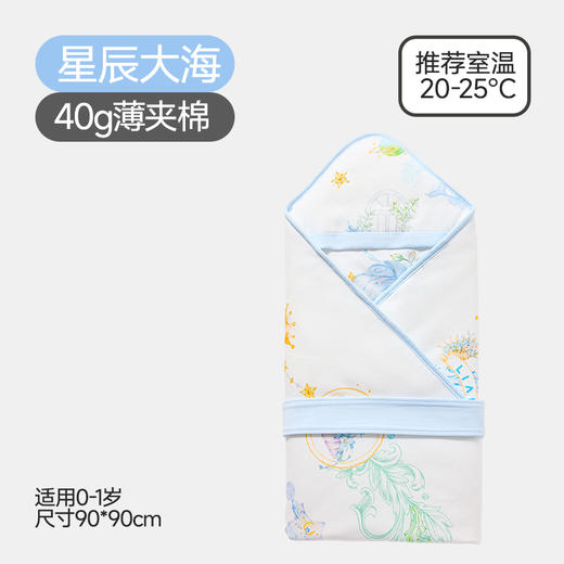 良良星辰大海抱被2633650120409蓝色90*90cm 商品图0