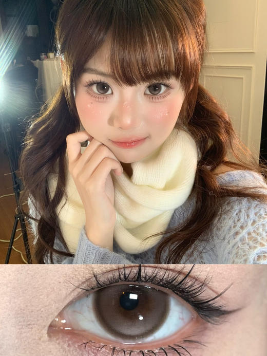 fullygift日抛 维她构想/粉瓷光域 14.5mm 日抛无售后！！棕 商品图5