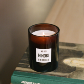 香氛蜡烛(桧木)260g+香氛扩香瓶(桧木)200ml赠桧木50g