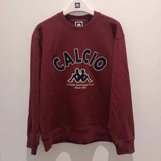 XY/卡帕背靠背kappa男款2026春款针织线圈棉圆领卫衣K0G12WT02 商品图0