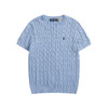 中性款绞花编结短袖针织衫la 商品缩略图0