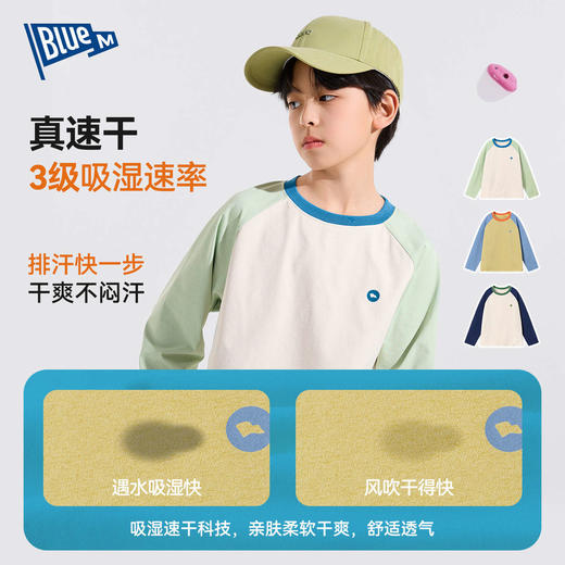 （合作款）【UPF50+】春季中大童防晒T恤yc0304011 商品图3