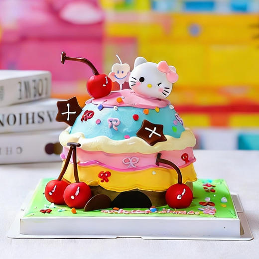 【可爱裙蛋糕】新鲜芒果与百利脆脆片夹心，有进口动物淡奶油和混合乳脂奶油可选 商品图0