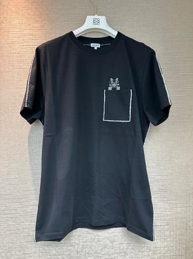 女款logo卡通短袖T恤he014