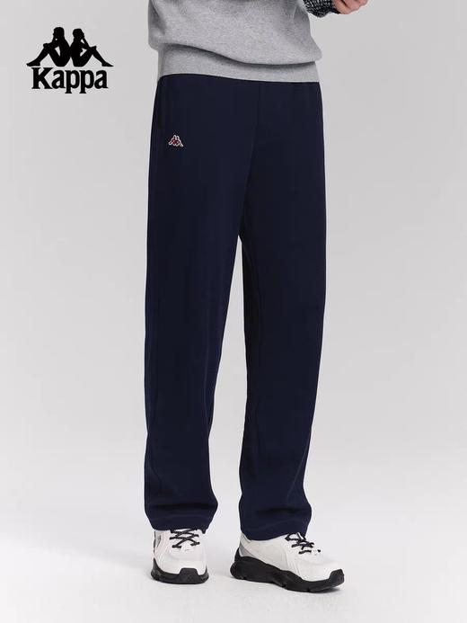XY/Kappa卡帕背靠背运动裤男2026新款休闲刺绣纯棉直筒裤跑步针织裤 商品图1