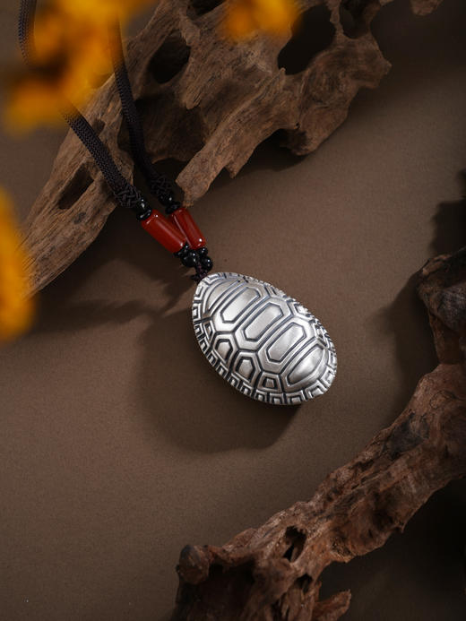 子佩集【富甲天下】银S999手把件【YSY014】仿古可转动富甲天下龟2602 商品图5