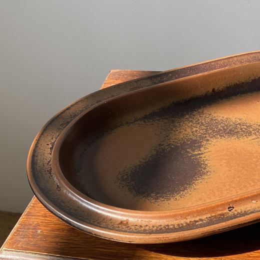 1960-1999s芬兰Arabia Ruska秋天系列椭圆烤盘 A0340 商品图2