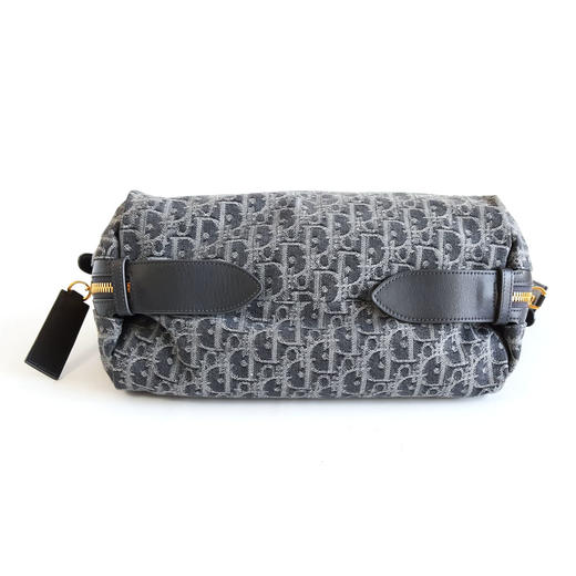 【95新】DIOR迪奥中号D-Journey手袋M2417UDDK M932新款中号灰色LOGO花纹D-Journey单肩斜挎hobo包中性款120226NJS40 商品图6