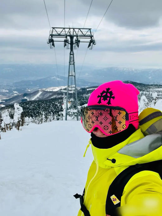 LV 22年秋冬 玫粉色 滑雪镜 商品图2