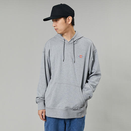 Dickieslogo贴布绣休闲连帽毛圈美式卫衣宽松 男女情侣连帽卫衣 DK013107 商品图0