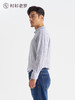 【经典8号】2026春时尚休闲亚麻100%麻宽条纹口袋长袖衬衫265B7F639L【门店同款】 商品缩略图4
