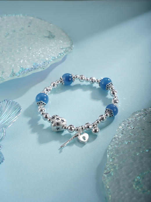 子佩集【心灵契合】银S925手串手链【TSB0001-56】糖心玛瑙爱心手链2602 商品图4