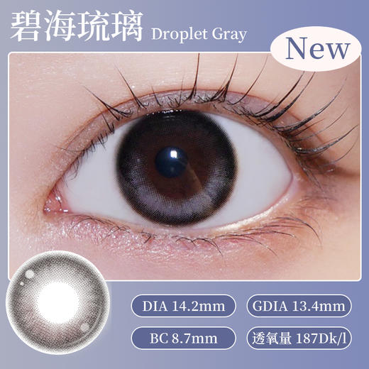 【日抛】保税仓发货 Larme轴固定硅水凝胶日抛10片装 高透氧 商品图2