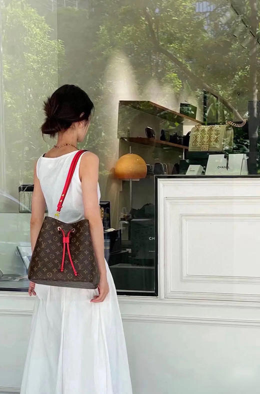 Lv noe 中号 红色 老花 水桶包 商品图2