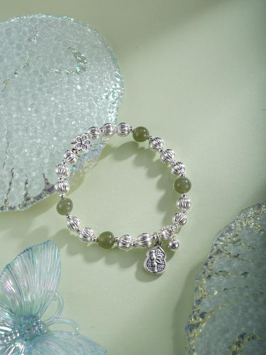 子佩集【福禄芳华】银S925手串手链【TSB0001-57】青玉葫芦手链2602 商品图5